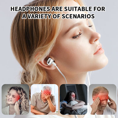 Fones de ouvido portáteis de fototerapia infravermelha controlados por aplicativo para regular a imunidade