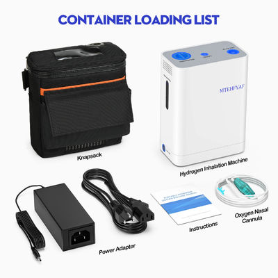 Máquina portátil de hidrogénio oxigénio para solução de geração de hidrogénio conveniente